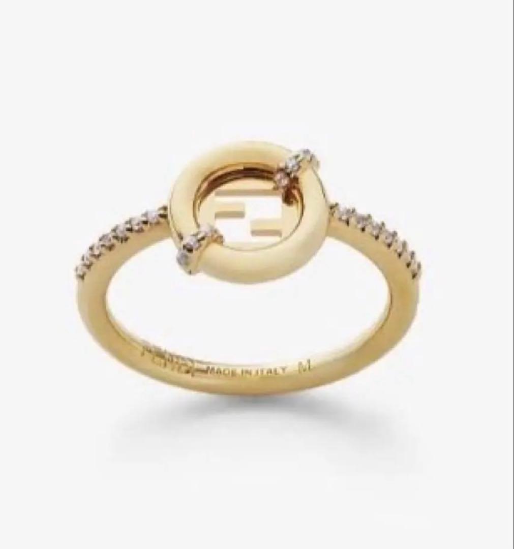 【新品未使用】フェンディ エバーラウンド リング 箱.付属品.証明書付き