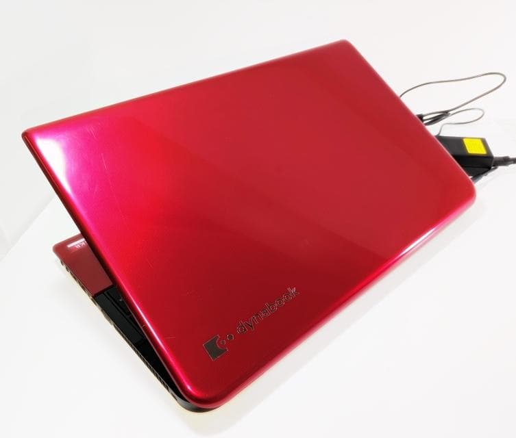 【美品】HDD750GB✨無線✨カメラ・オフィス✨初心者✨️赤ノートパソコン