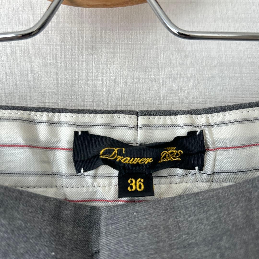 drawerグレー パンツスーツ レディース