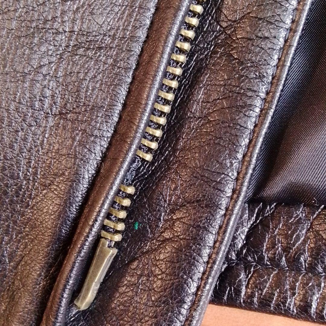 AVIREX シングルライダースジャケット6141052ブラック　　 （難あり）