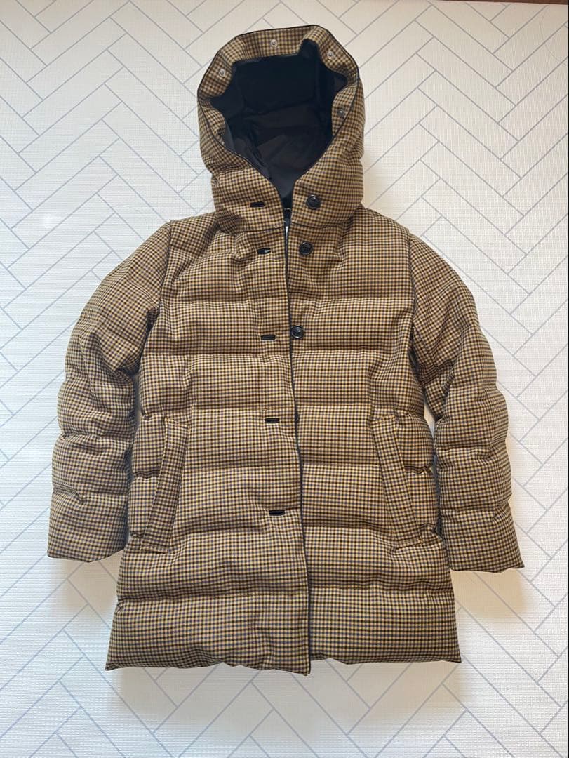 Traditional Weatherwear ダウンコートチェック柄