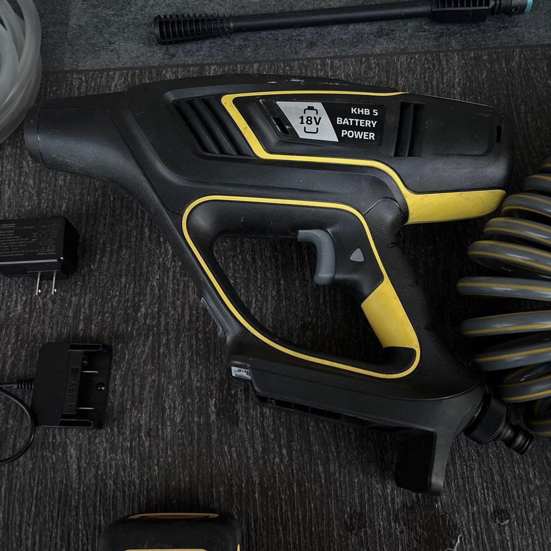 値下げ‼️ケルヒャー KHB5 高圧洗浄機ノズル3本&純正スパイラルホースセット