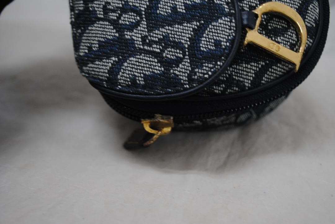 [1891]Christian Dior ディオール トロッター サドル ポーチ