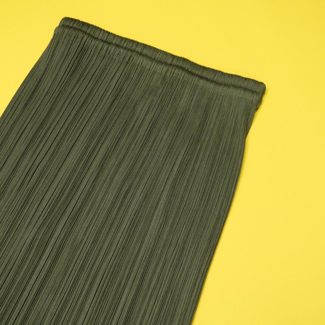PLEATS PLEASE プリーツロングスカート 3 日本製 カーキ