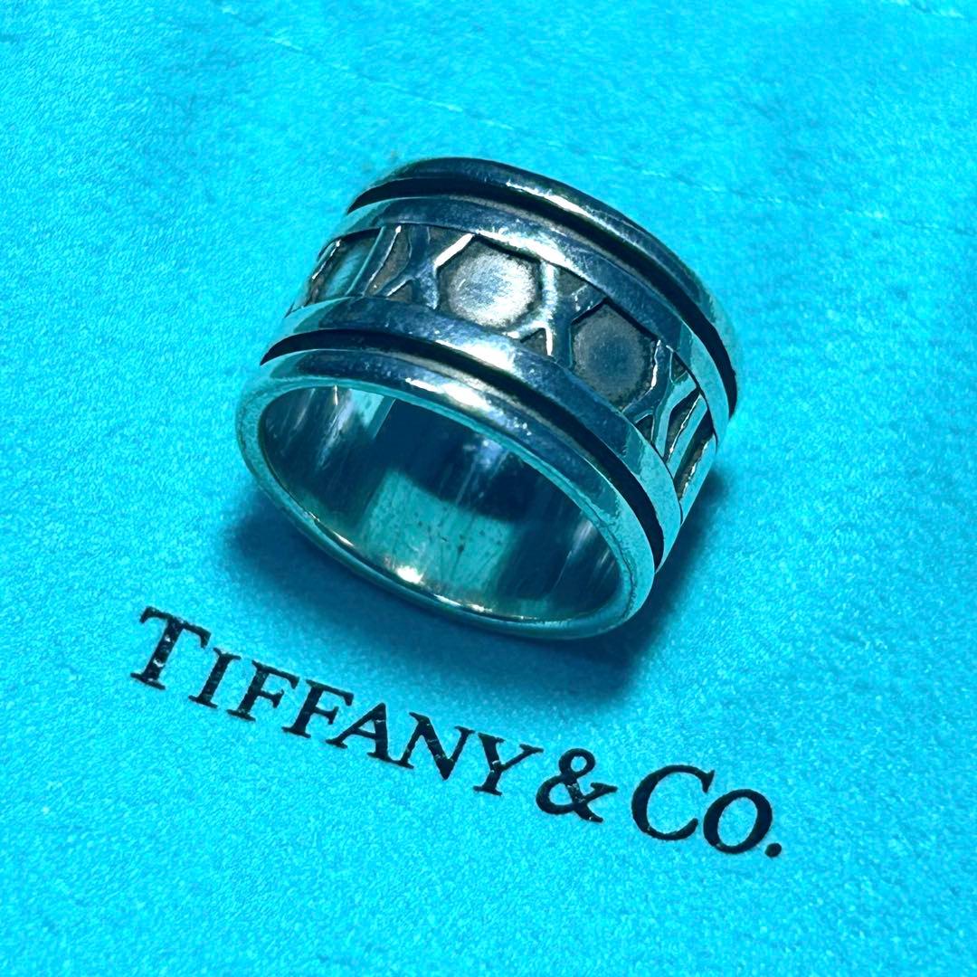 ティファニー アトラスワイドリング SV925 約11号 ユニセックス