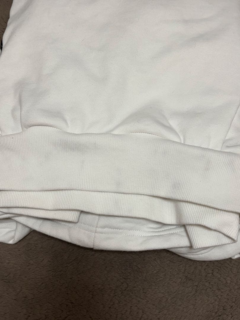 CRONOS パーカー Mサイズ ホワイト/ブラック