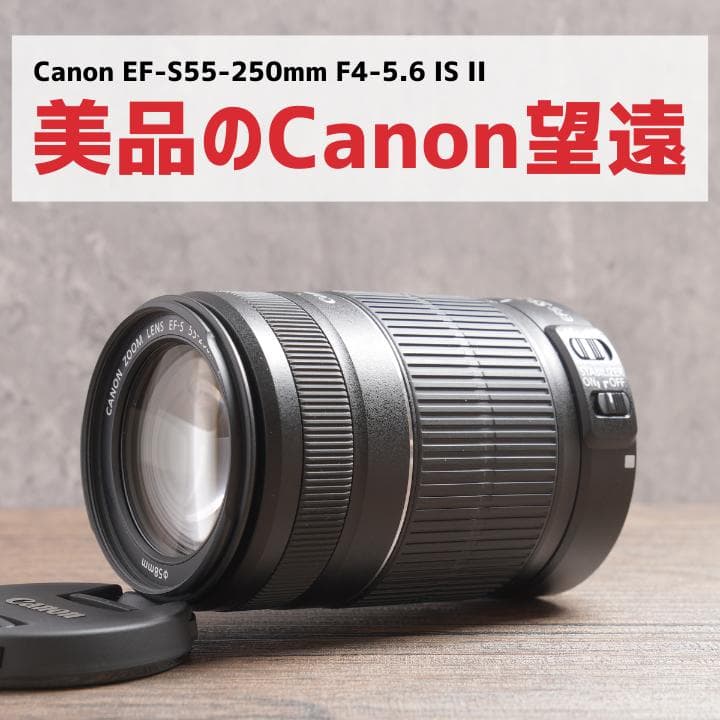 美品✨イベントに✨Canon EF-S55-250mm IS II　1014-2