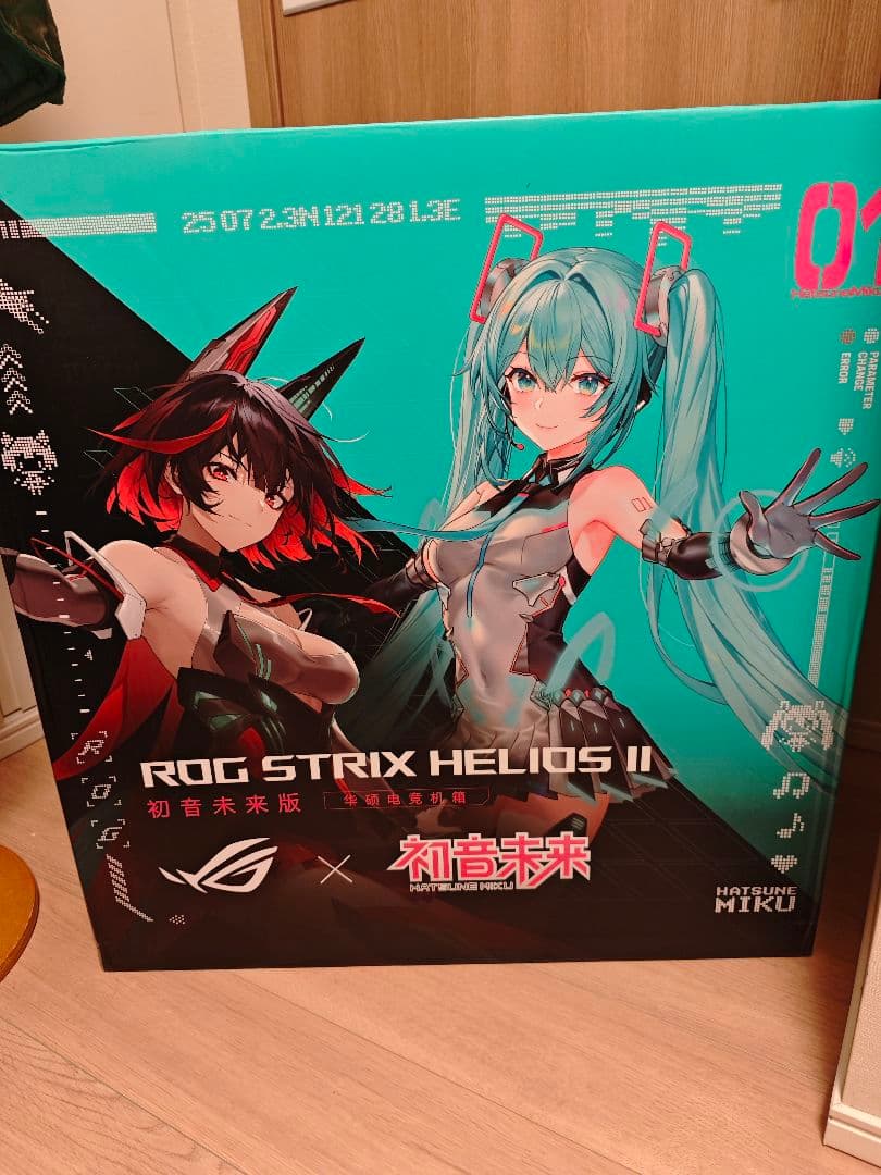 【保証あり 販売実績多数】 Rog Helios II ミクエディション　大陸版