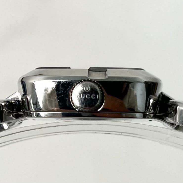 【稼働】 GUCCI 125.5 Gコレクション スクエア 腕時計 シルバー