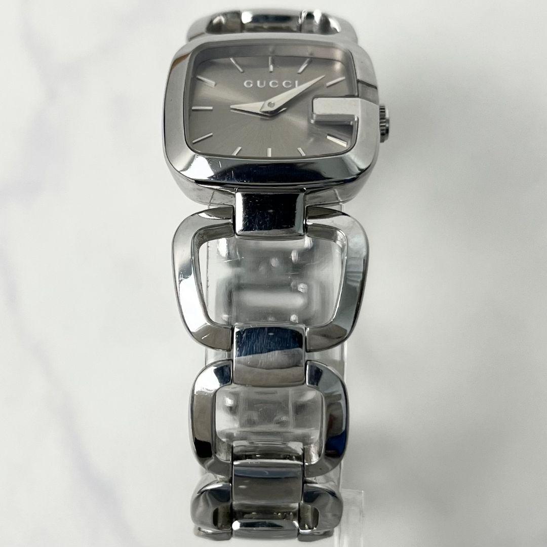 【稼働】 GUCCI 125.5 Gコレクション スクエア 腕時計 シルバー