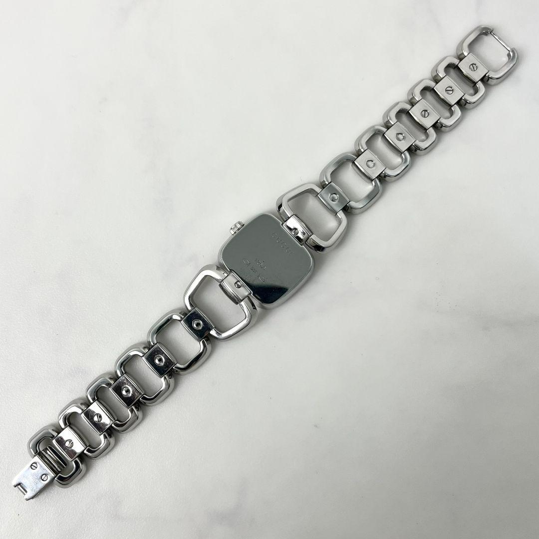 【稼働】 GUCCI 125.5 Gコレクション スクエア 腕時計 シルバー