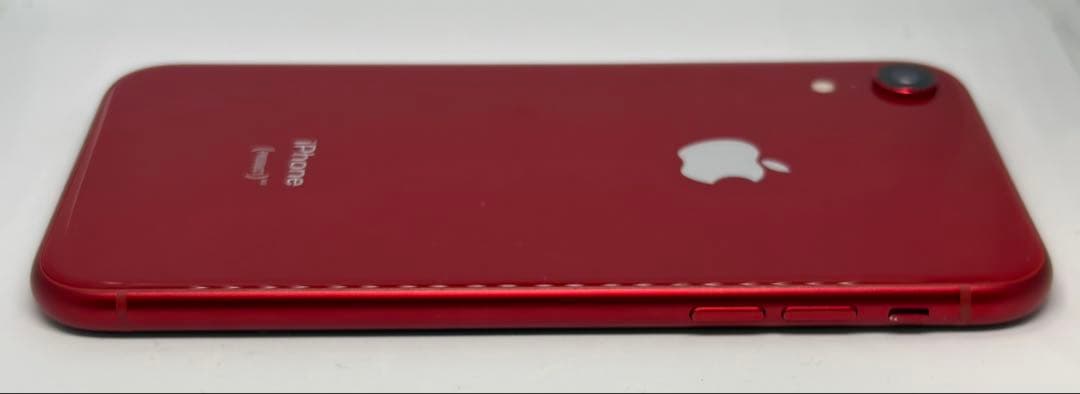 【美品】iPhone XR 128GB赤レッドSIMフリー 元箱+新品フィルム