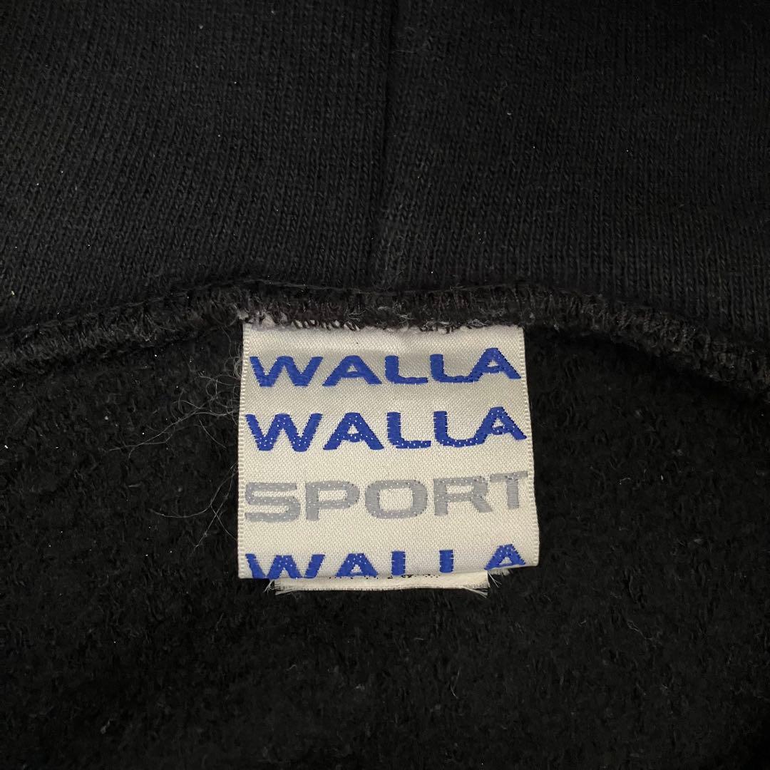 USA製 ワラワラスポーツ リバースウィーブパーカー 黒 L ブランク