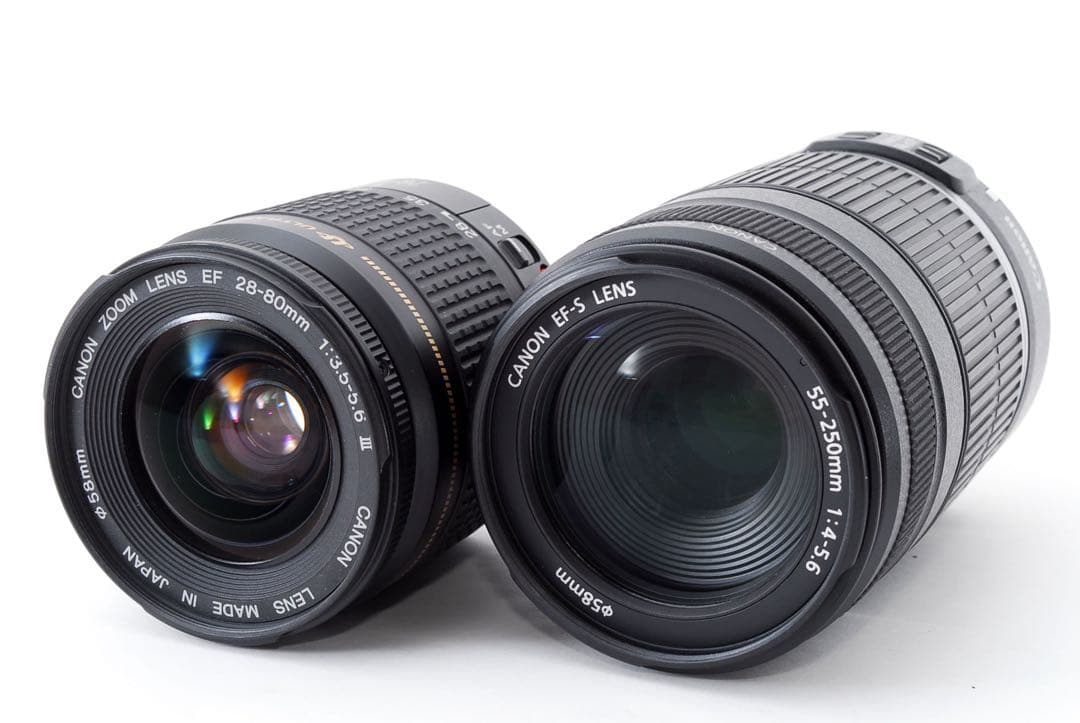 【人気機種】キャノン　canon kiss x 9i 標準&望遠レンズセット