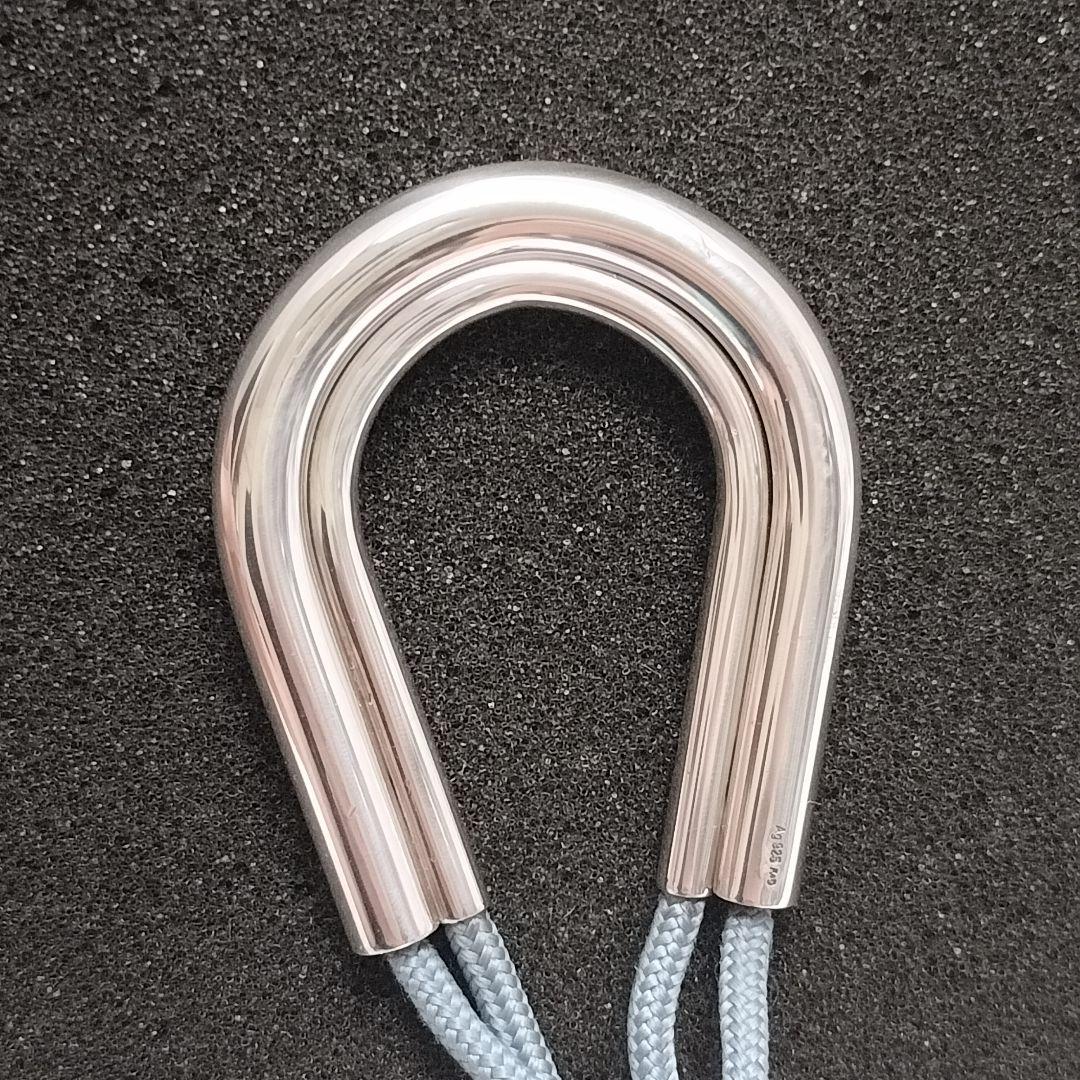 希少 エルメス デクリック キーホルダー キーリング シルバー925 Ag