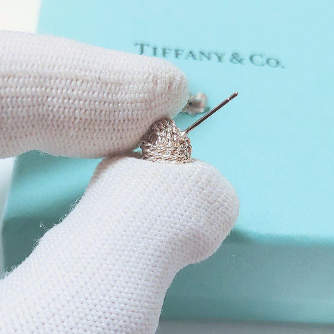 Tiffany サマセット ピアス 片耳のみ メッシュピアス 極美品