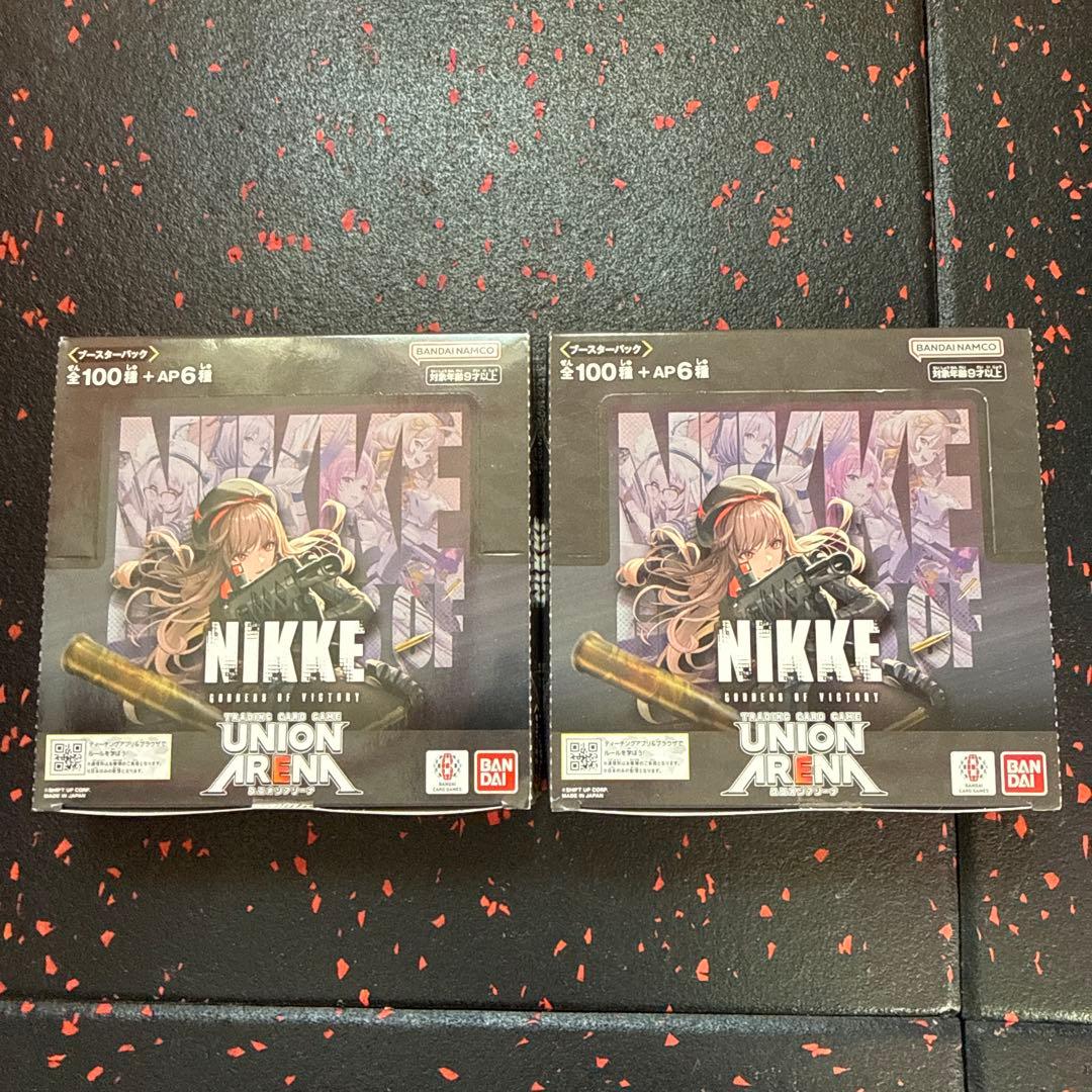 初版 ユニオンアリーナ 勝利の女神:NIKKE テープ付き未開封BOX 2箱