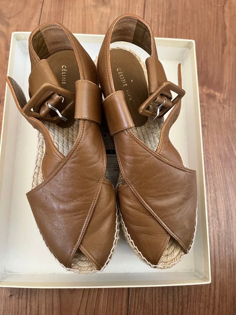 ウェッジソールエスパドリーユサンダル