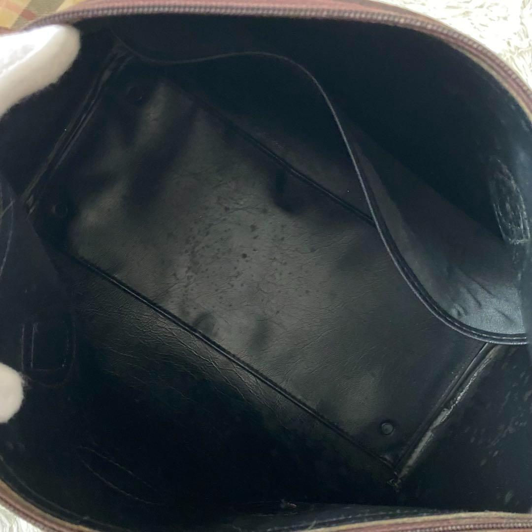 バーバリー 大容量ボストンバッグ ノバチェック 肩掛け シャドーホース A4対応