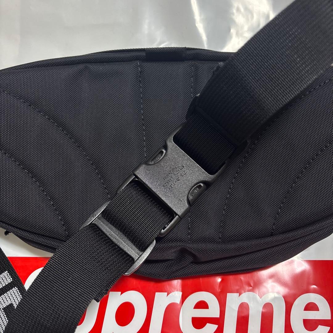 Supreme 18SS Waist Bag Blackウエストバッグ