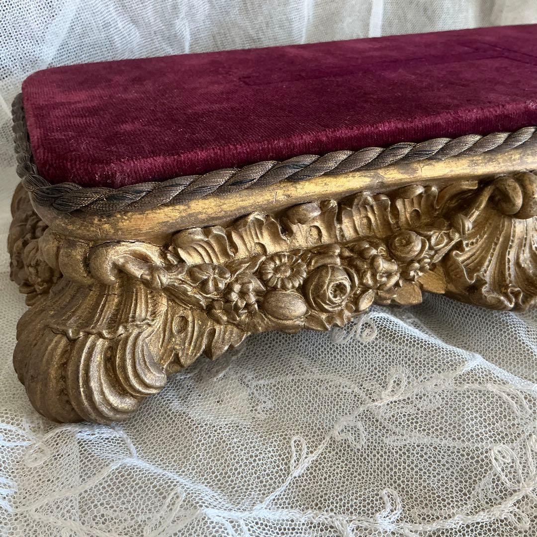 【重厚】フランス　アンティーク　ディスプレイ台　台座　ポワドレ　時計台