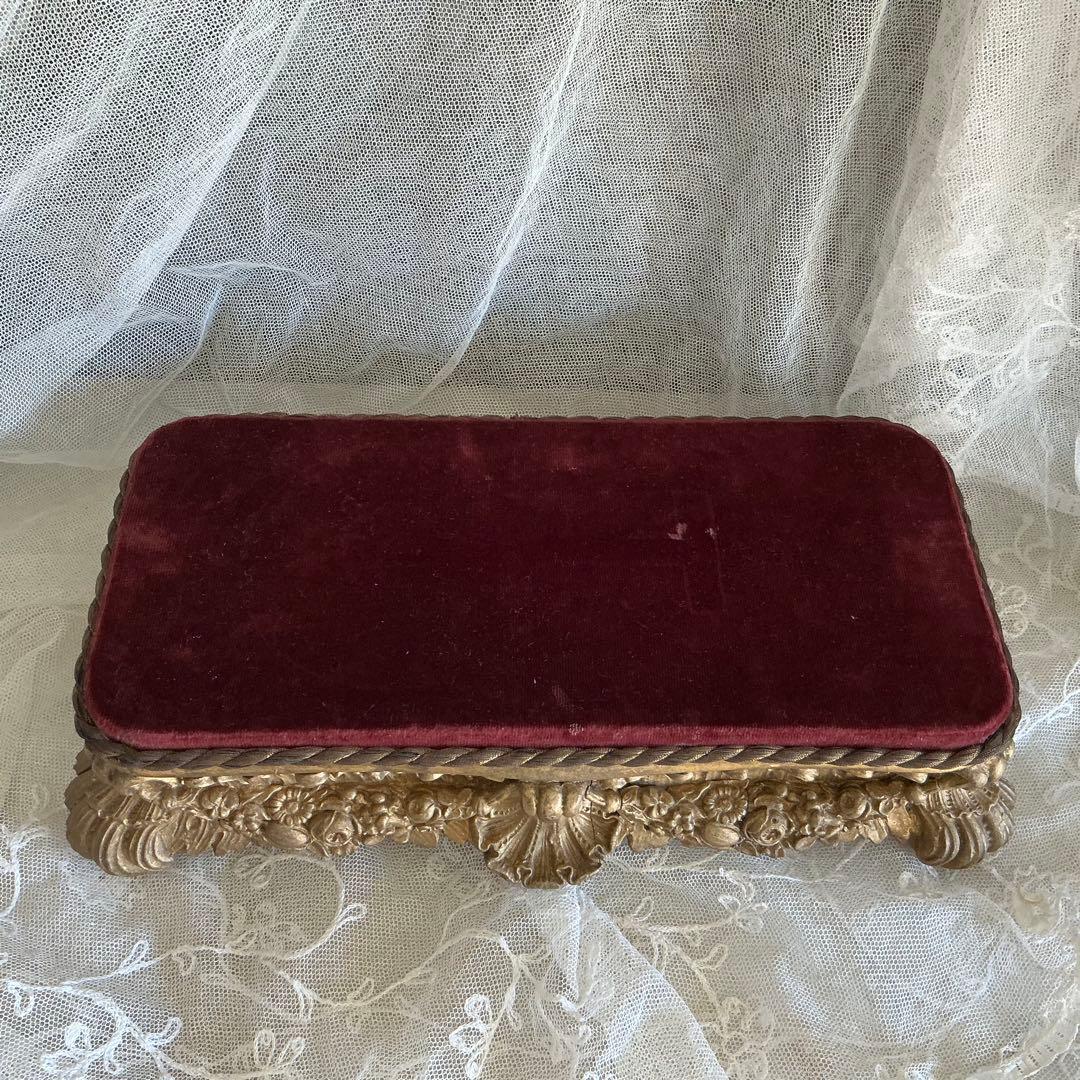 【重厚】フランス　アンティーク　ディスプレイ台　台座　ポワドレ　時計台