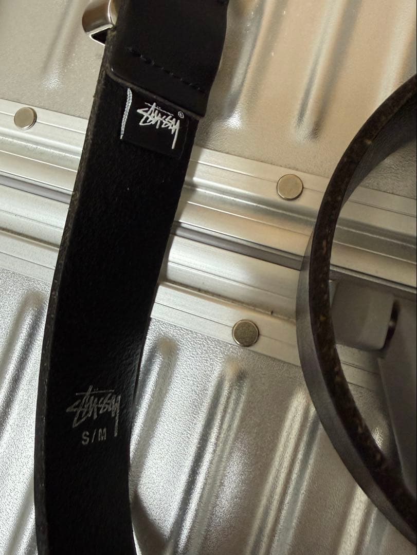 Stussy L S TIP BELT ブラック S/M