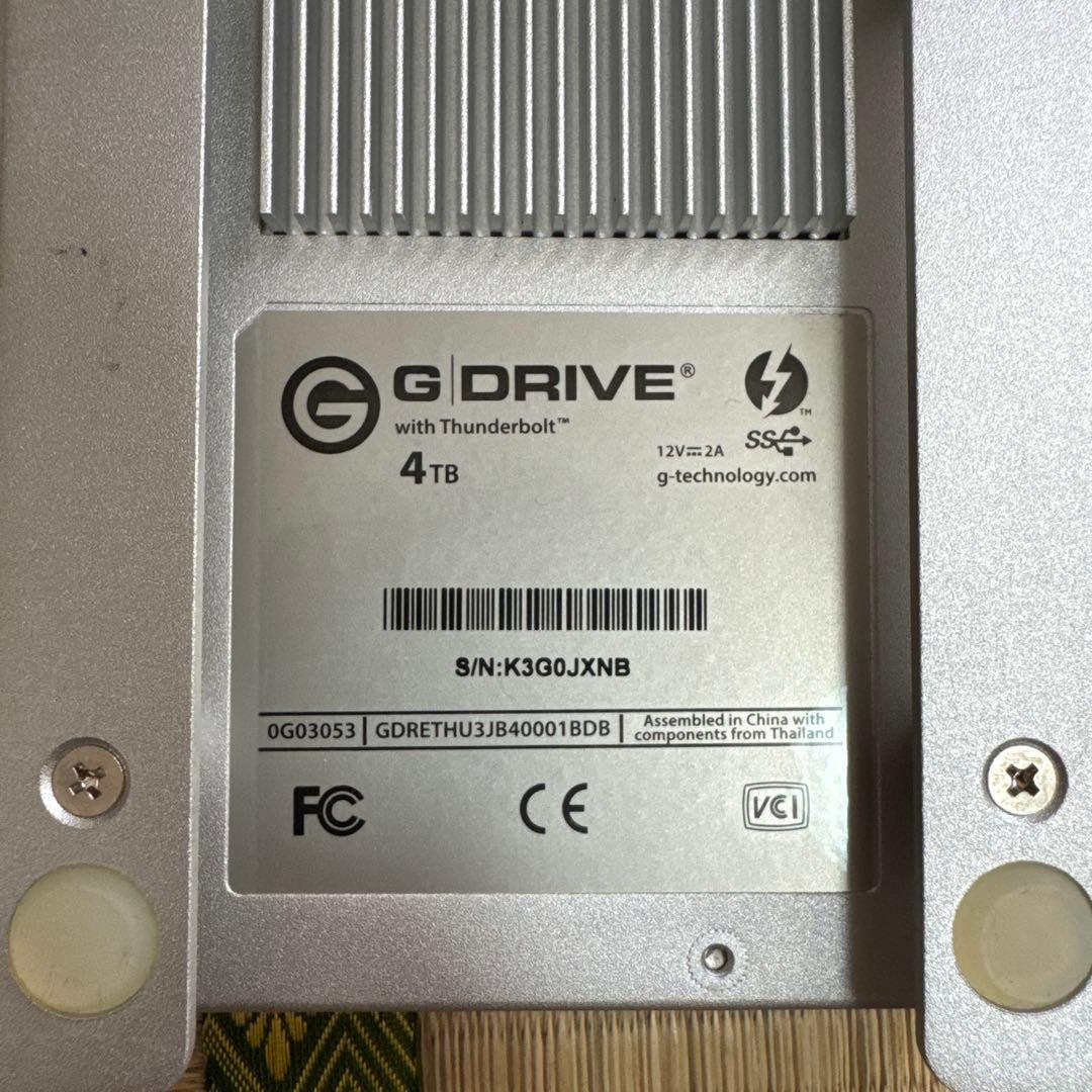 G-Technology G DRIVE 4TB 外付けハードディスク