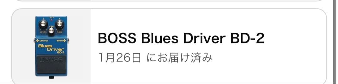 N*x様 美品　BOSS Blues D BD-2