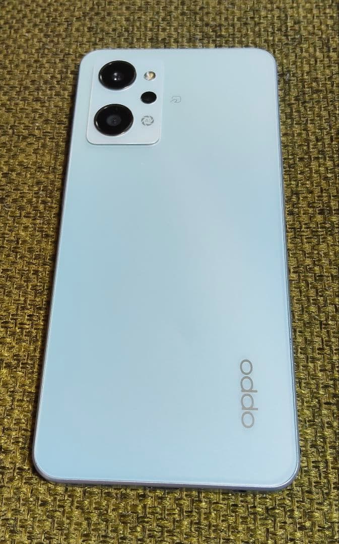 ②OPPO Reno7a ドリームブルー Android スマホ 本体 中古