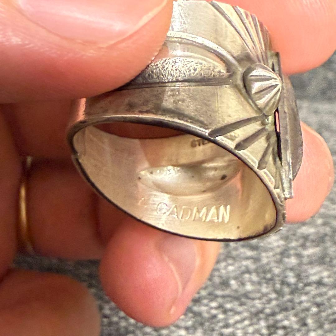 andy cadman　 アンディキャドマン　ナバホ族　シルバーリング