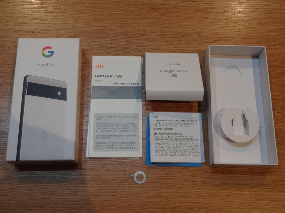 ツ*ん様 【画面欠けあり】Google Pixel 6a　ホワイト　初期化済み