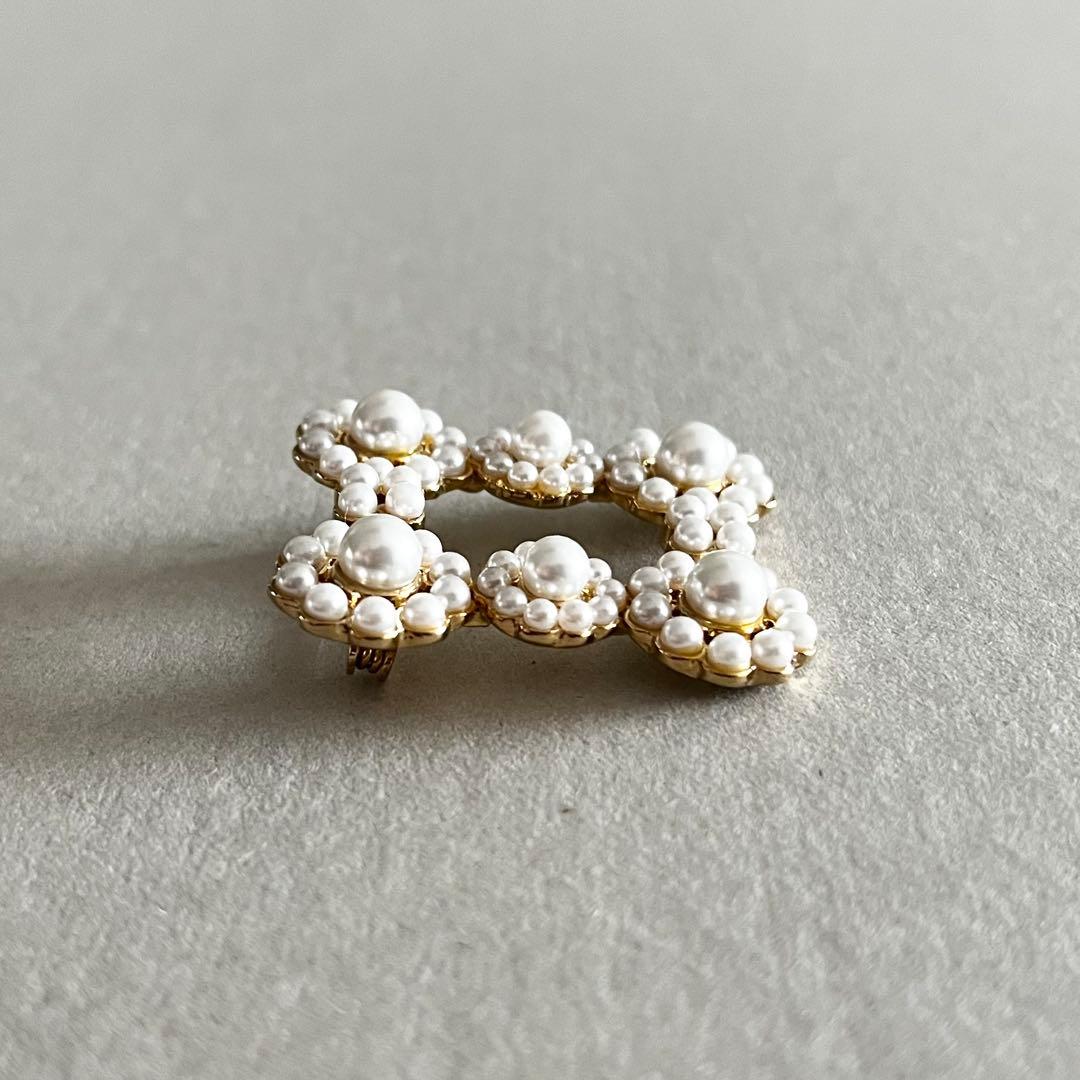 iris47／mimosa broochブローチ・ゴールド