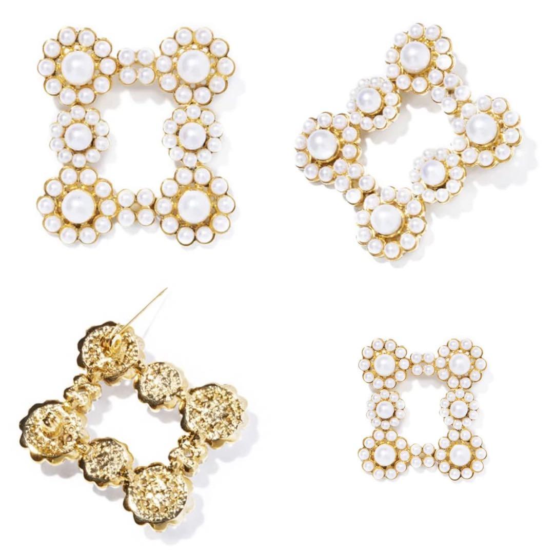 iris47／mimosa broochブローチ・ゴールド