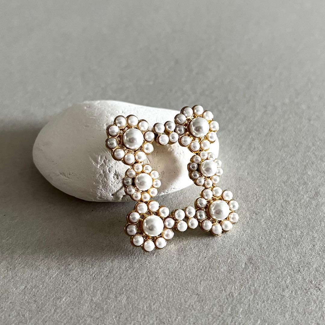 iris47／mimosa broochブローチ・ゴールド