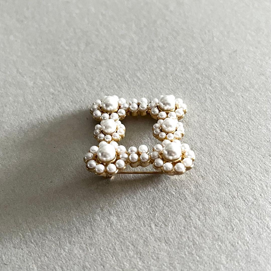 iris47／mimosa broochブローチ・ゴールド