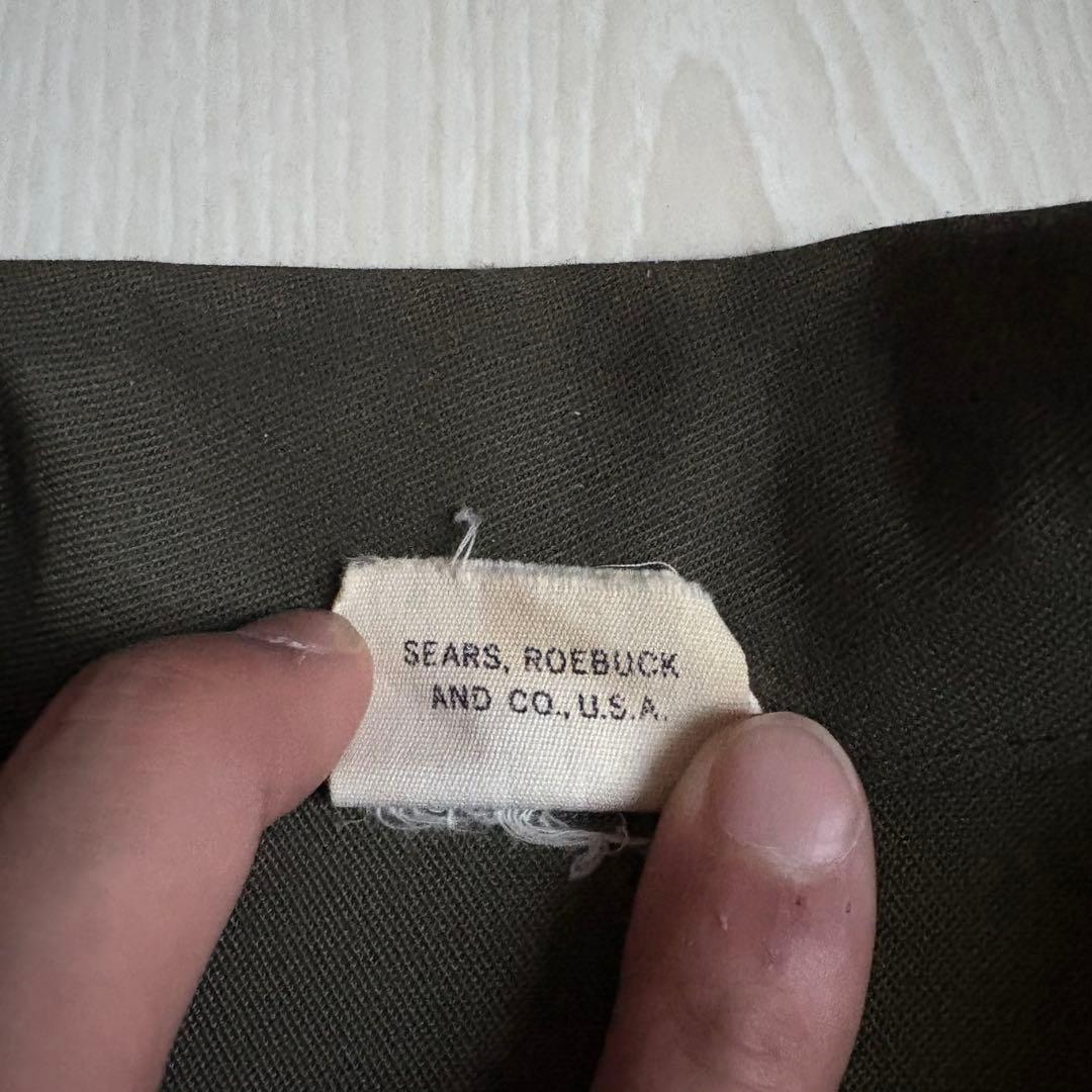 60s USA製 SEARS ワークジャケット ドリズラー