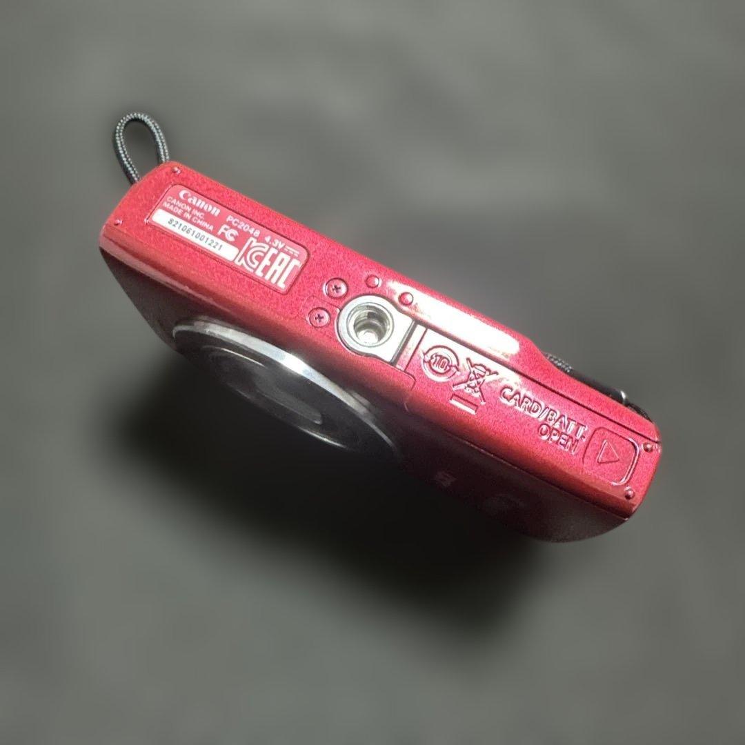 【動作確認済み】キャノン　Canon IXY120 レッド