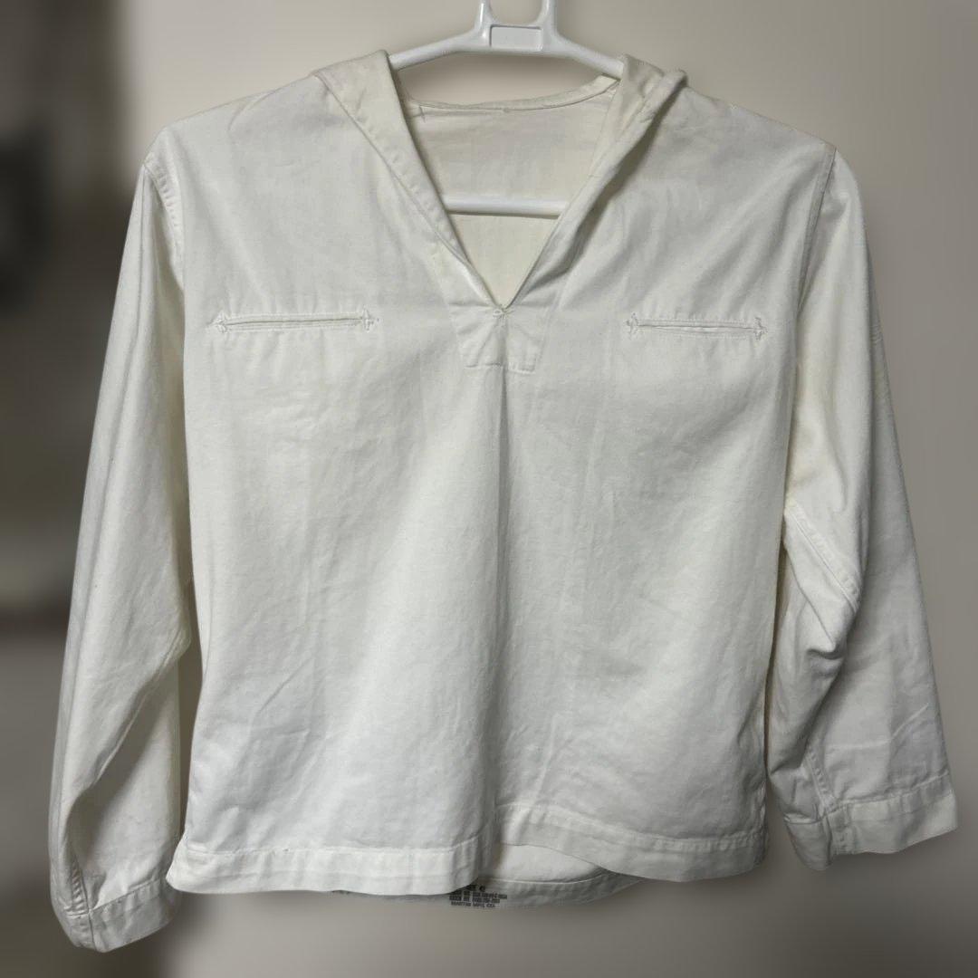 60s ヴィンテージ アメリカ海軍 コットンセーラーシャツ プルオーバー