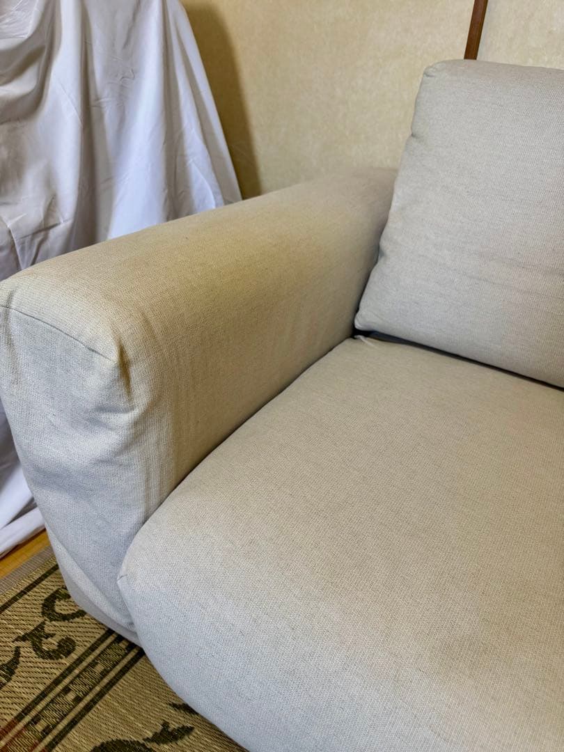 無印良品 2人掛けソファ フェザー・ポケットコイル