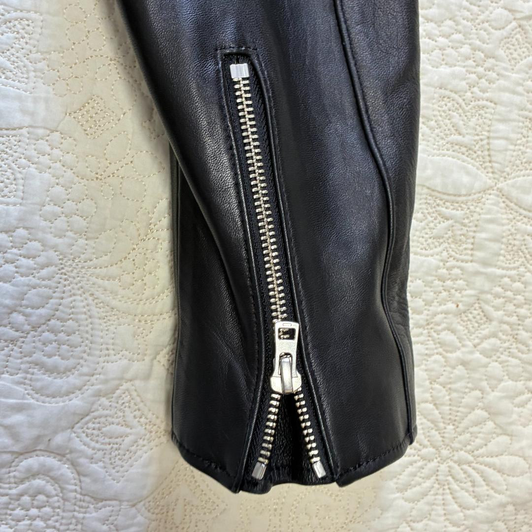 【即日発送】極美品 LIDNMリドム　シングルライダースジャケット　シープスキン