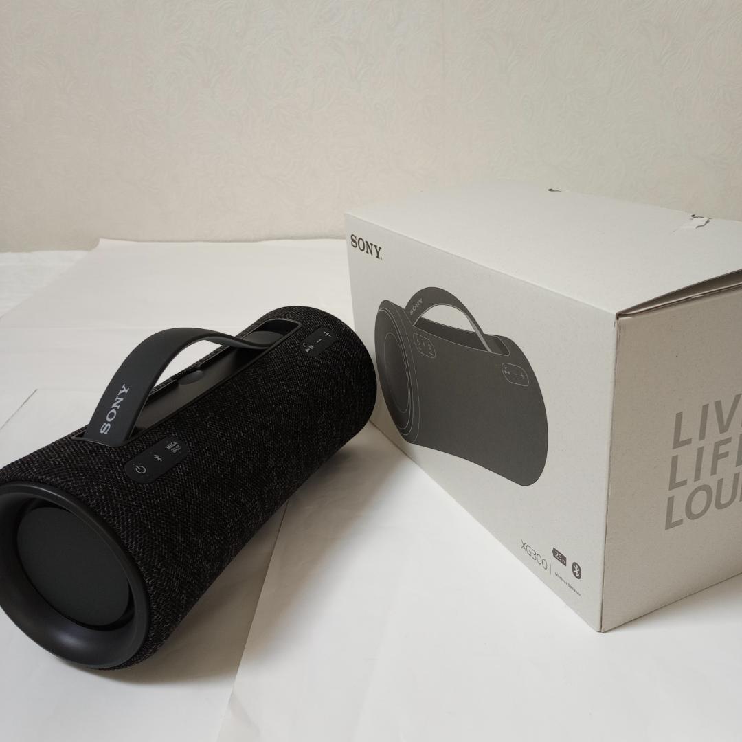 ソニー SRS-XG300 ブラック ワイヤレススピーカー 外箱傷あり