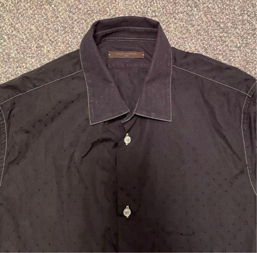 LOUIS VUITTON ブラック 長袖シャツ　ルイ　ヴィトン　Tシャツ