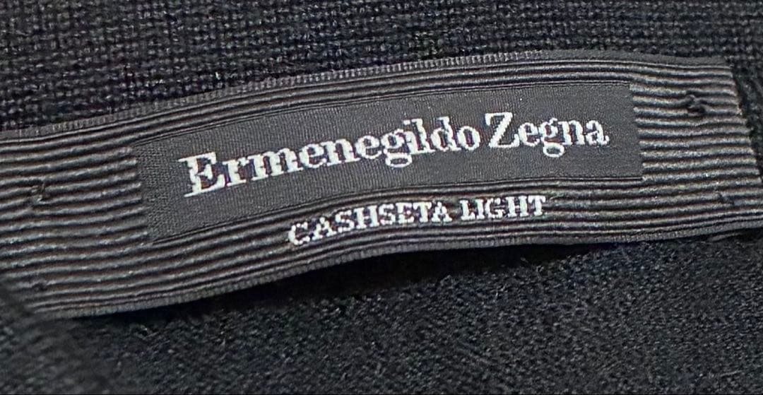 エルメネジルドゼニア　カシミヤニット黒