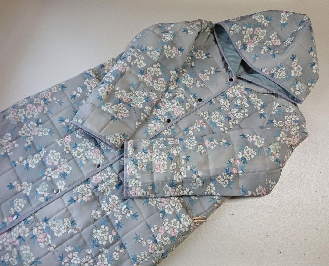 着物リメイク キルティング/ラグランコート【5147】