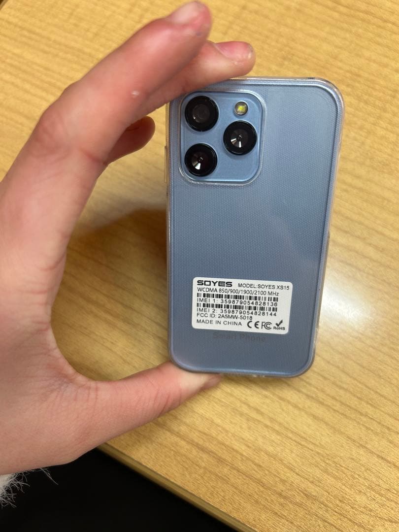 ミニスマホ SiM無し