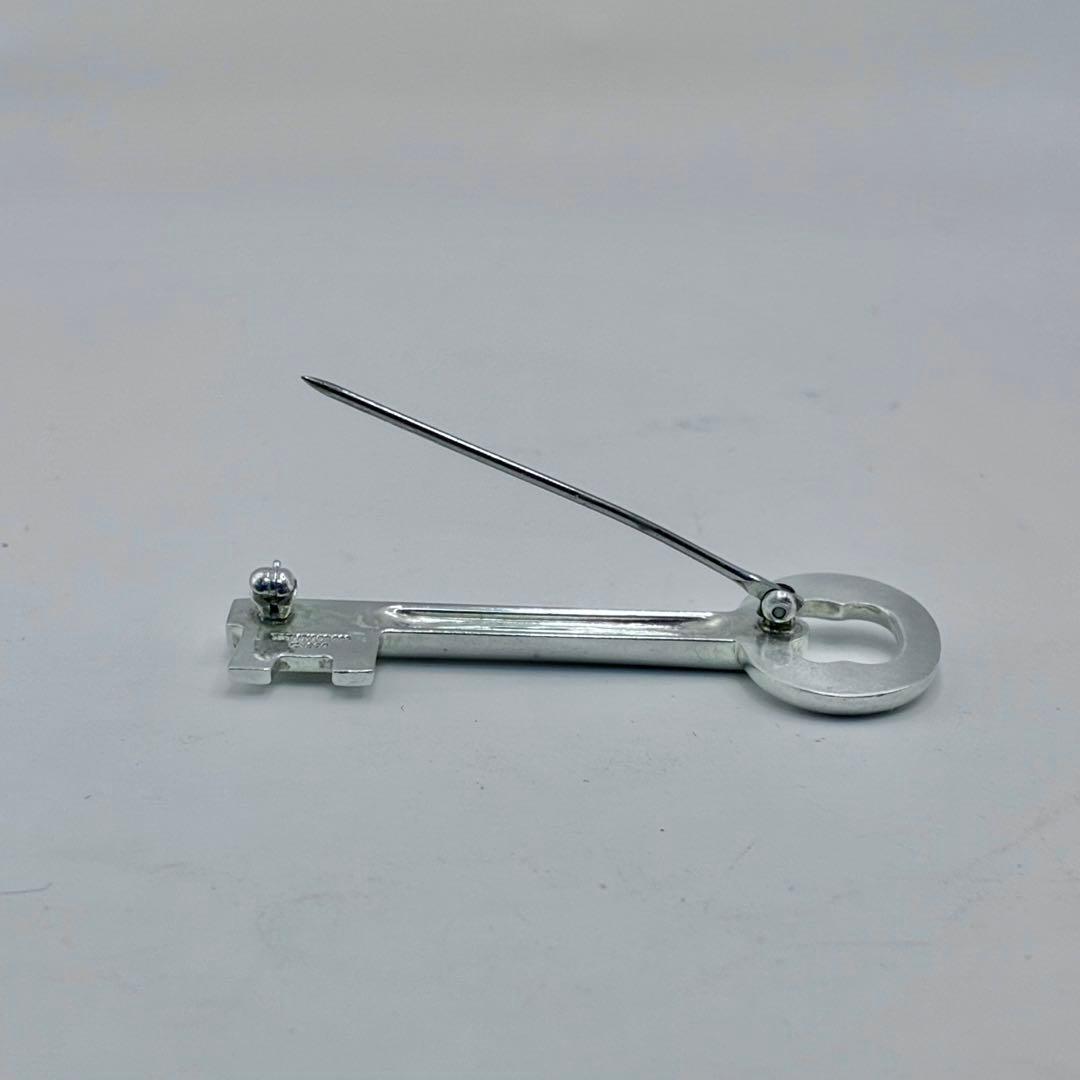 ティファニー キー モチーフ ブローチ シルバー 鍵　ヴィンテージ　希少　美品