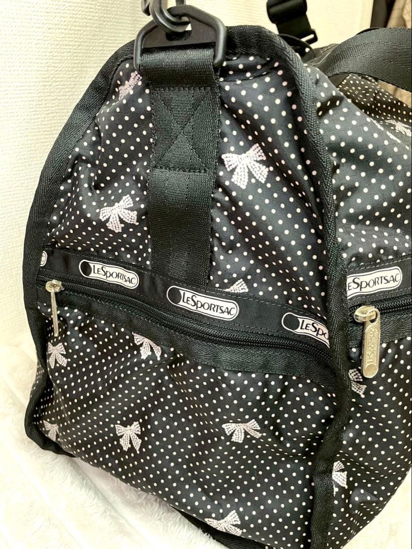 【新品未使用】LeSportsac リボンドット柄 ボストンバッグ