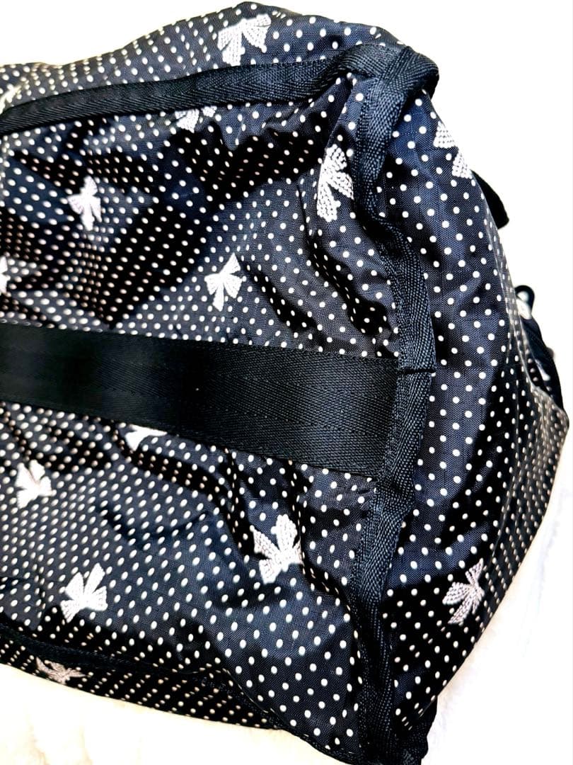 【新品未使用】LeSportsac リボンドット柄 ボストンバッグ