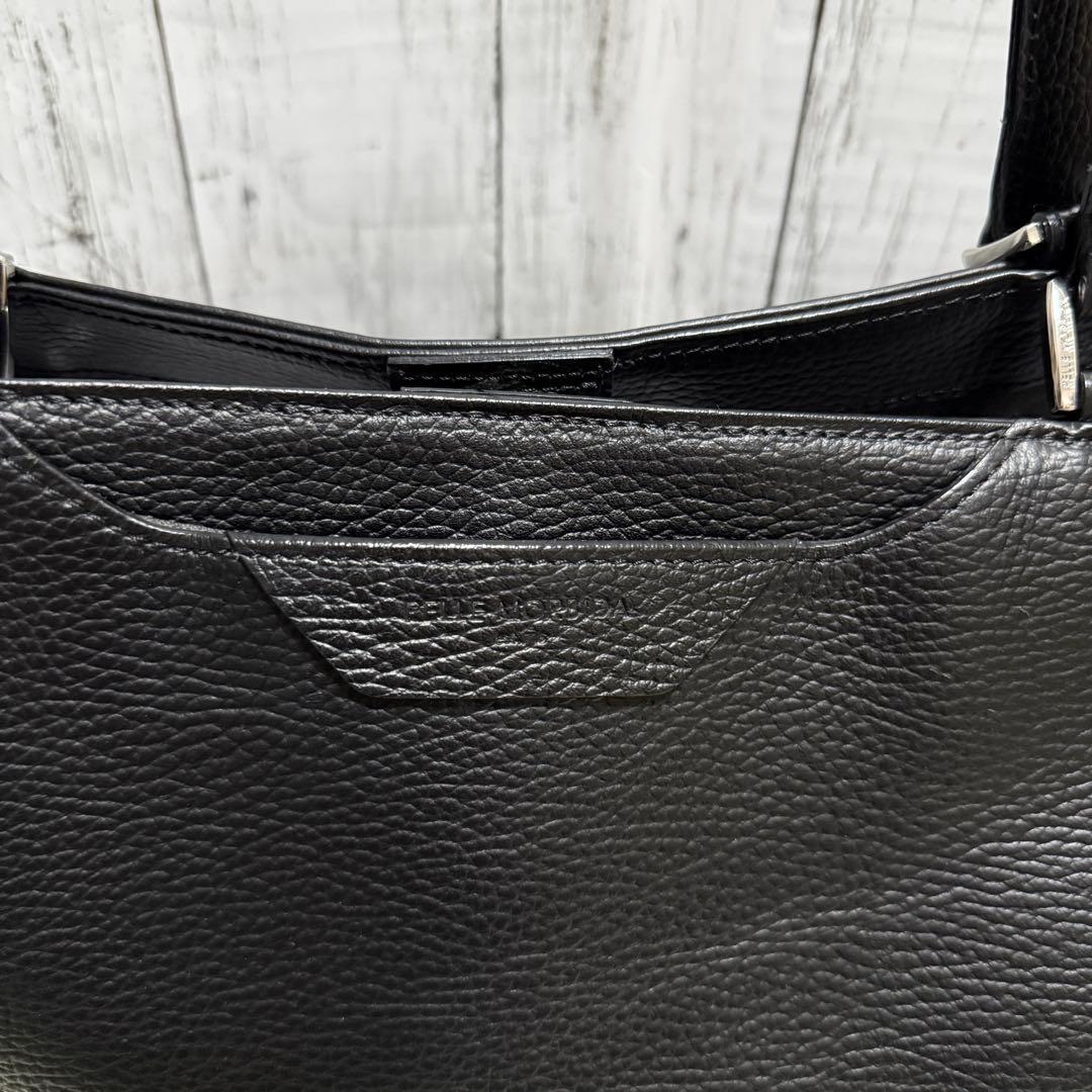 極美品✨PELLE MORBIDA トートバッグ オールレザー ブラック 黒